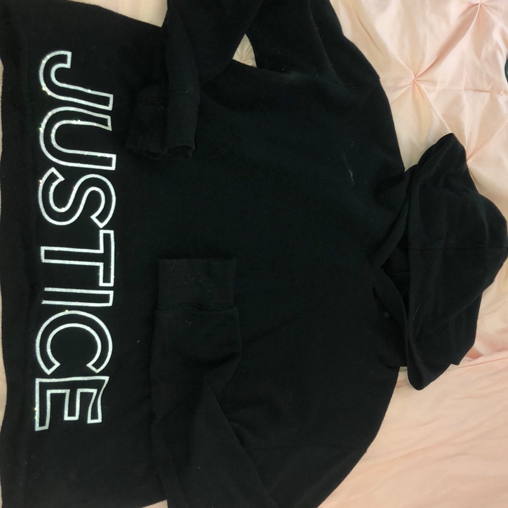 Justice Cropped Hoddie